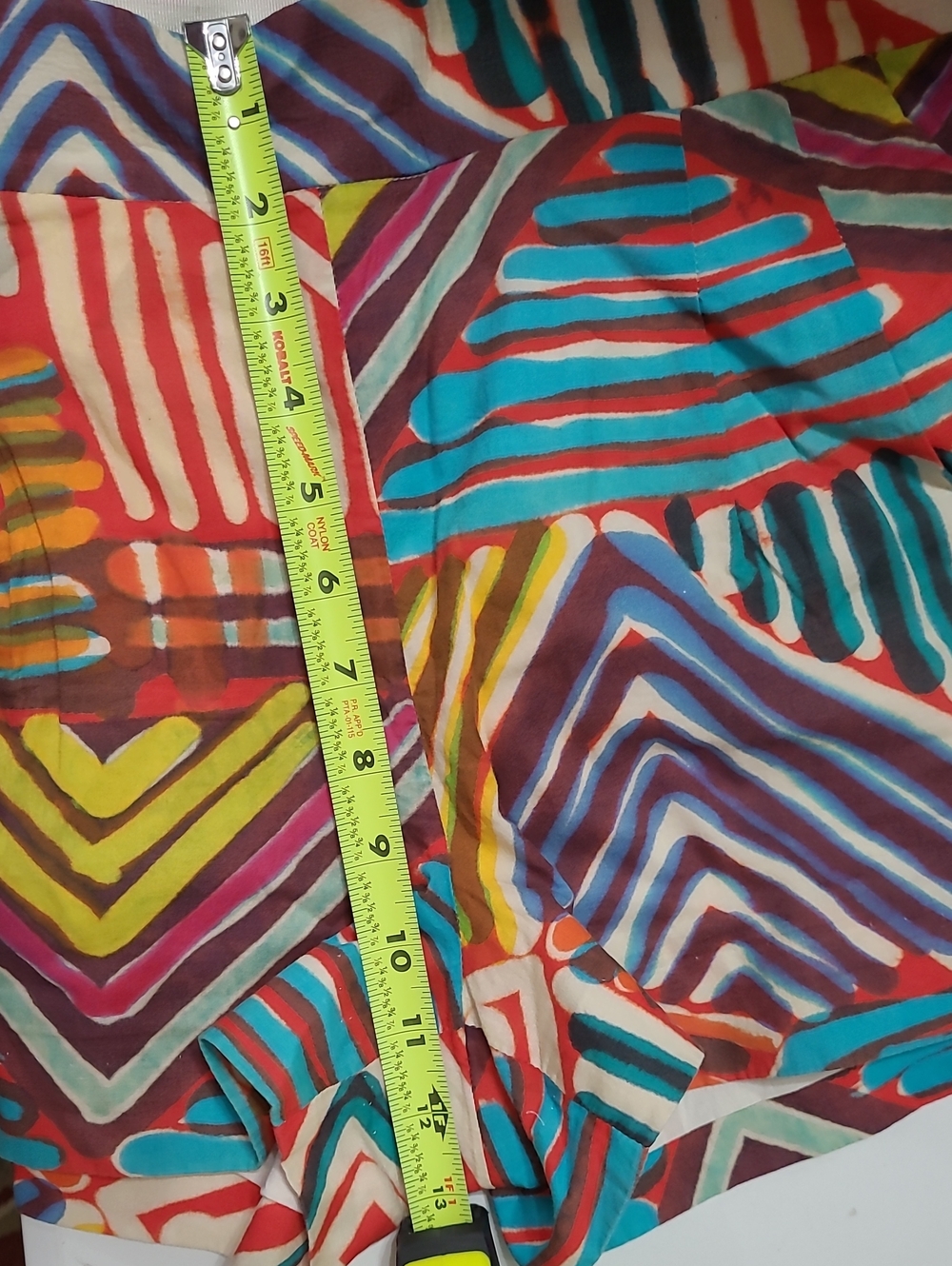 J. Crew Collection Colorful Abstract Striped Shorts with Side Zipper size 8 - Picture 7 of 7